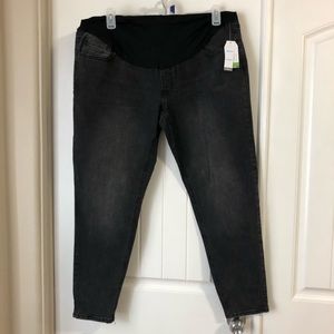 Womens Black Maternity Skinny Jeans